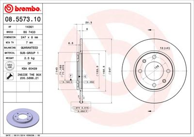 Dischi freno posteriore Peugeot 205 I (741A/c) 02/83-1