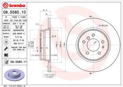 Dischi freno posteriore BMW 7 (E38) 03/94-11/01 / BMW