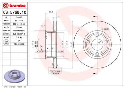 Dischi freno anteriore VW Transporter IV bus (70B, 70