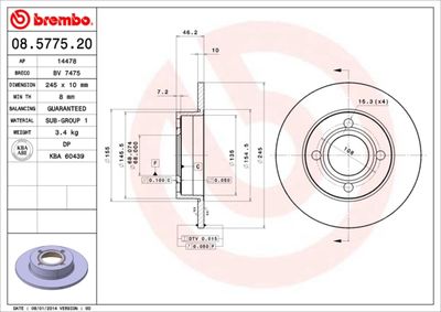 Dischi freno posteriore Audi 100 (44, 44Q, C3) 08/82-0