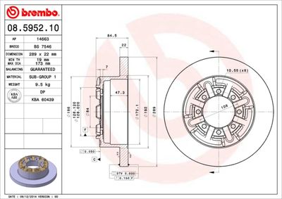 Dischi freno posteriore Iveco daily citys bus 06/14-10