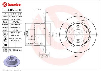 Dischi freno posteriore BMW Z3 Coupé (E36) 04/97-06/03