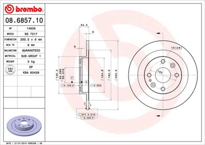 Dischi freno posteriore Mazda 323 c IV (bg) 06/89-09/0