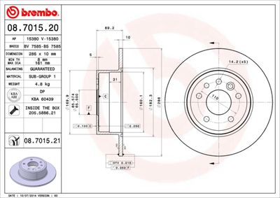 Dischi freno posteriore Saab 900 II 07/93-04/99 / Saab