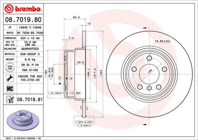 Dischi freno posteriore BMW X5 (E53) 01/00-12/06