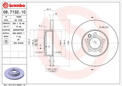 Dischi freno anteriore VW Transporter IV bus (70B, 70