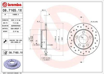 Dischi freno posteriore Audi A1 (8x1, 8XK) 05/10-10/18