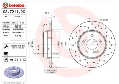 Dischi freno posteriore Mercedes-Benz c-class (W202) 0