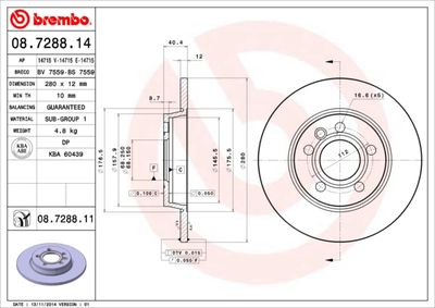 Dischi freno posteriore VW Transporter IV bus (70B, 70