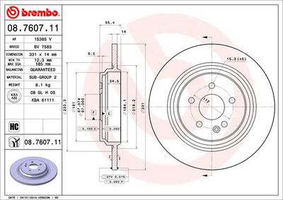 Dischi freno posteriore Mercedes-Benz m-class (W163) 0