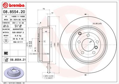 Dischi freno posteriore Land Rover range Rover III (L3