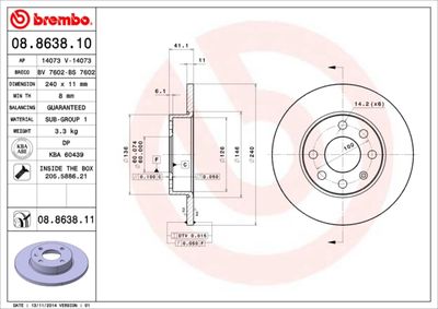 Dischi freno anteriore Opel Corsa c (X01) 09/00-12/09