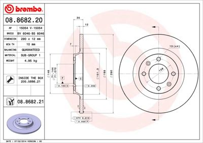 Dischi freno posteriore Citroën C4 II (B7) 02/09-> / c