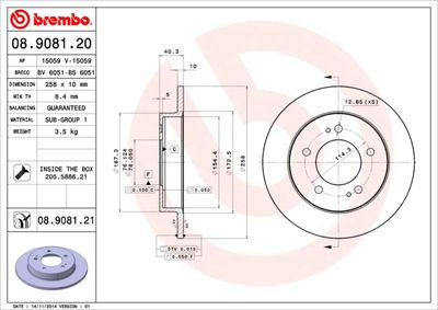 Dischi freno posteriore Hyundai IX20 (jc) 11/10-> / ki