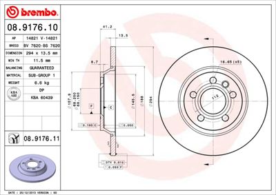 Dischi freno posteriore Ford galaxy (wgr) 03/95-05/06