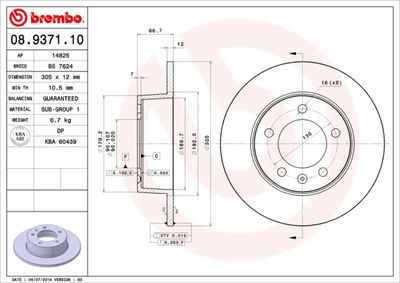 Dischi freno posteriore interstar bus (X70) 04/