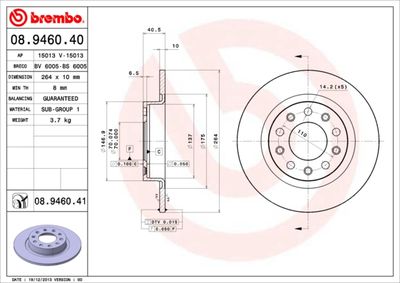 Dischi freno posteriore Alfa Romeo Giulietta (940_) 04