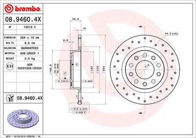 Dischi freno posteriore Alfa Romeo Giulietta (940_) 04