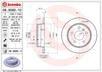 Dischi freno posteriore Mercedes-Benz a-class (W169) 0
