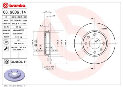Dischi freno anteriore Peugeot (df-psa) 206 12/05-02/