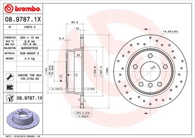 Dischi freno posteriore BMW 1 (E81) 09/06-09/12 / BMW