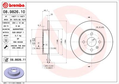 Dischi freno posteriore Chevrolet meriva 02/02-07/12 /