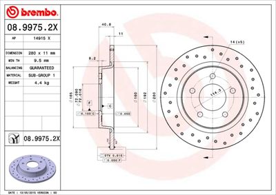 Dischi freno posteriore Mazda 3 (bk) 10/03-12/09 / maz