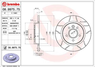 Dischi freno posteriore Ford c-max (DM2) 02/07-09/10 /