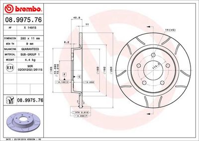 Dischi freno posteriore Mazda 3 (bk) 10/03-12/09 / maz
