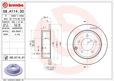 Dischi freno posteriore Chrysler sebring (js) 09/06-12