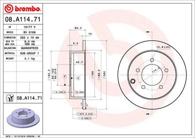 Dischi freno posteriore Mitsubishi lancer VII (cs_a, c