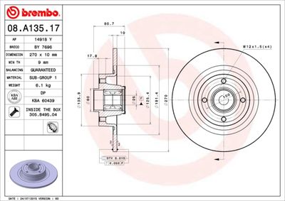 Dischi freno posteriore fengxing joyear mpv 10/07-> /