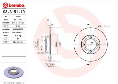 Dischi freno anteriore Daihatsu cuore II (L80, L81) 0