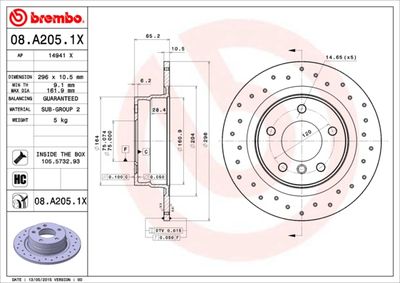 Dischi freno posteriore BMW (brilliance) 3 series (E90