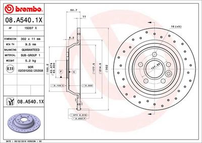 Dischi freno posteriore Ford (changan) mondeo / zhishe