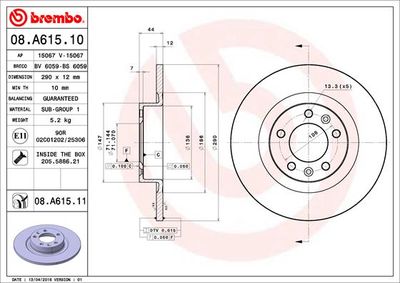 Dischi freno posteriore Peugeot (df-psa) 508 07/11-> /