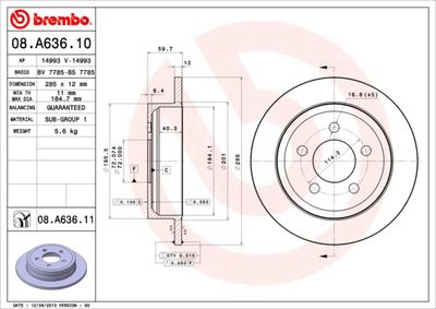 Dischi freno posteriore Jeep cherokee (kj) 03/01-01/08