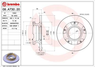 Dischi freno posteriore Ford Transit bus (fd_ _, fb_ _