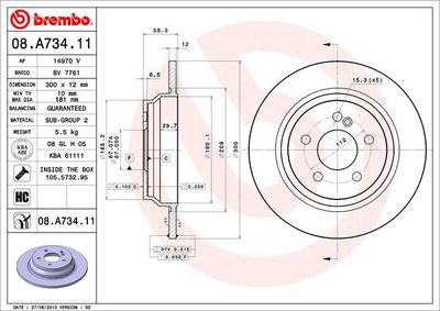 Dischi freno posteriore Mercedes-Benz s-class (W221) 0