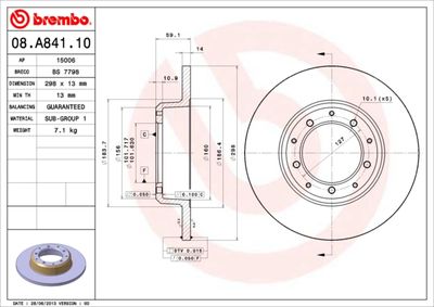 Dischi freno posteriore Land Rover defender Cabrio (L3
