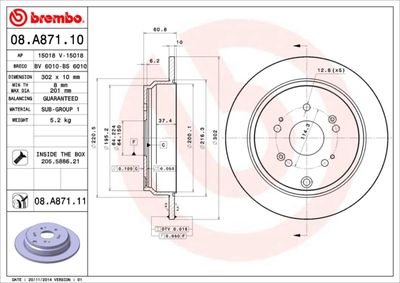 Dischi freno posteriore Honda (dongfeng) cr-v (re_) 03