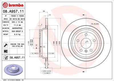 Dischi freno posteriore Mercedes-Benz gle (W166) 04/15