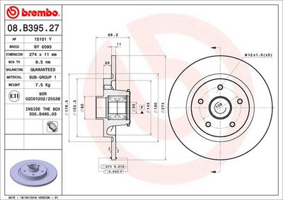 Dischi freno posteriore Mercedes-Benz citan box body/m