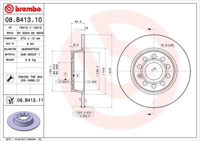 Dischi freno posteriore Audi (faw) A3 Limousine (85S,