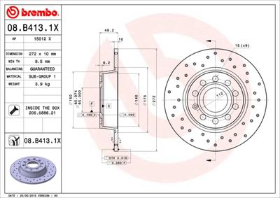 Dischi freno posteriore Audi (faw) A3 Limousine (85S,