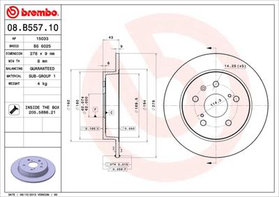 Dischi freno posteriore Fiat sedici (fy_) 06/06-10/14