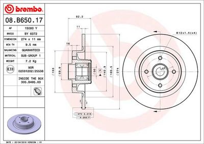 Dischi freno posteriore grand scnic II (JM0/1