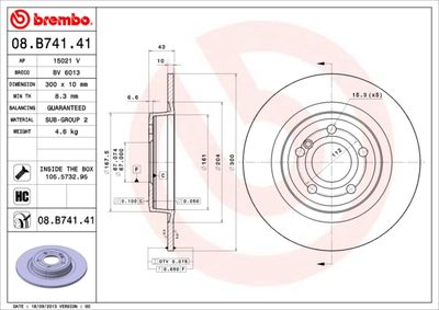 Dischi freno posteriore Mercedes-Benz slc (R172) 01/16