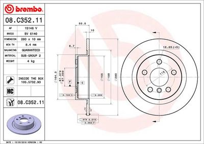 Dischi freno posteriore BMW (brilliance) X1 (F49) 05/1