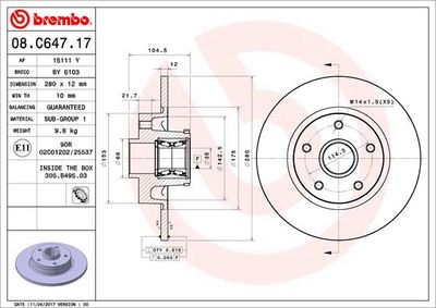 Dischi freno posteriore Fiat talento bus (296_) 06/16-